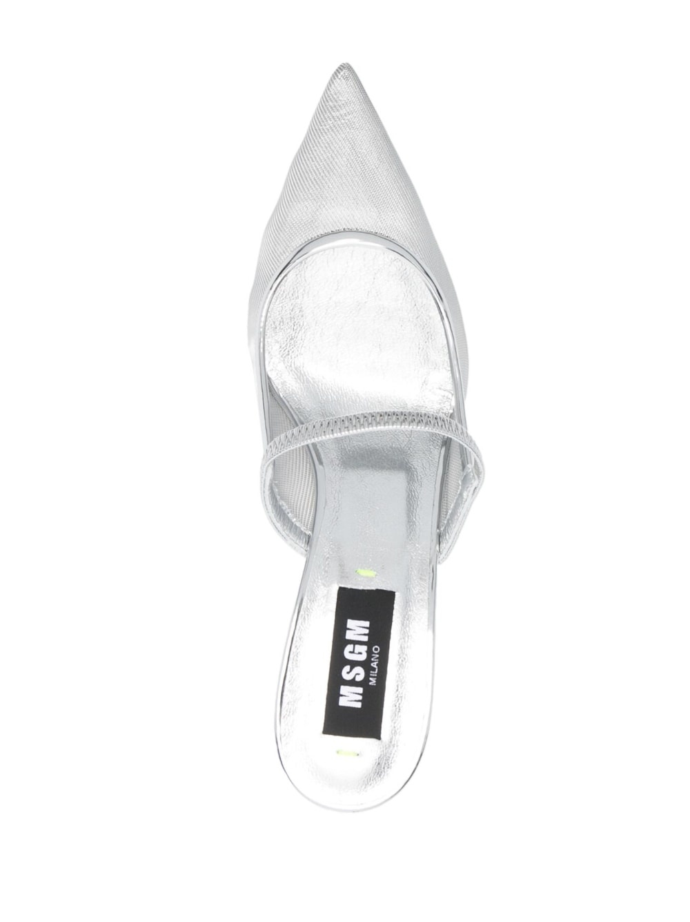 90mm mesh-detail mules - 4