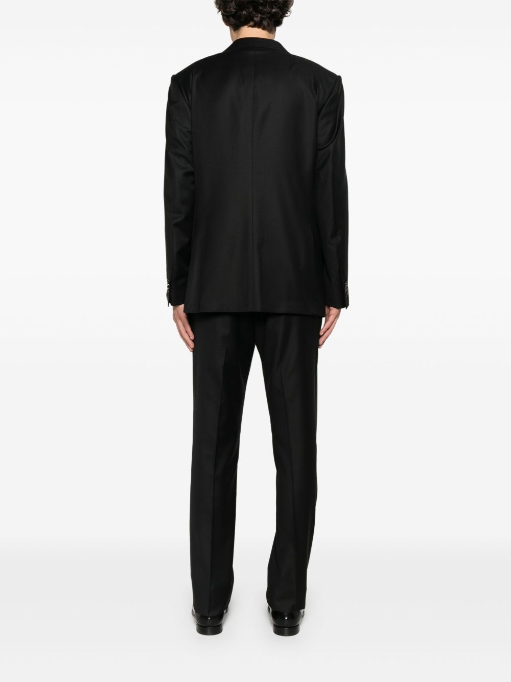 virgin-wool single-breasted suit - 3