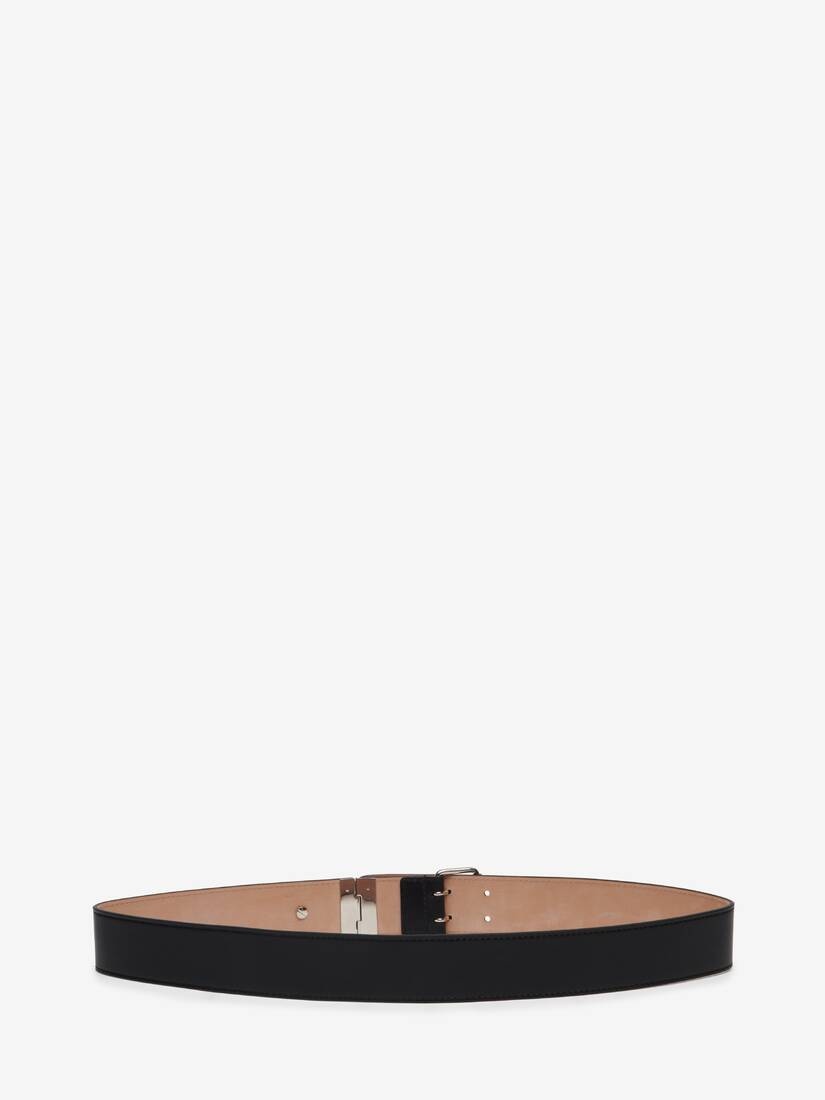 Men's Military Belt in Black - 2