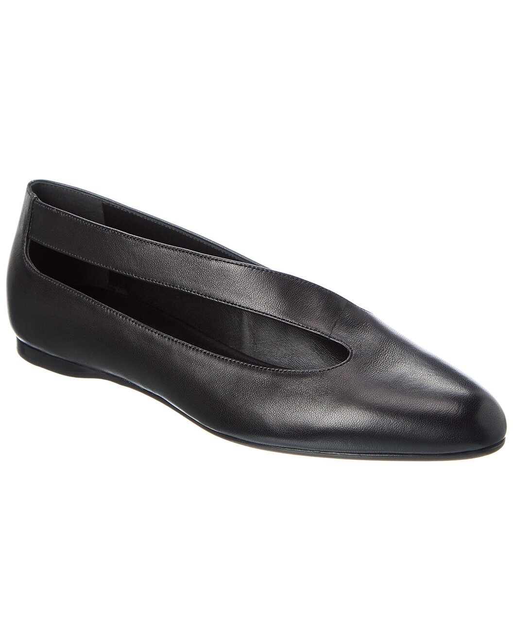 KHAITE Diana Leather Ballet Flat - 1