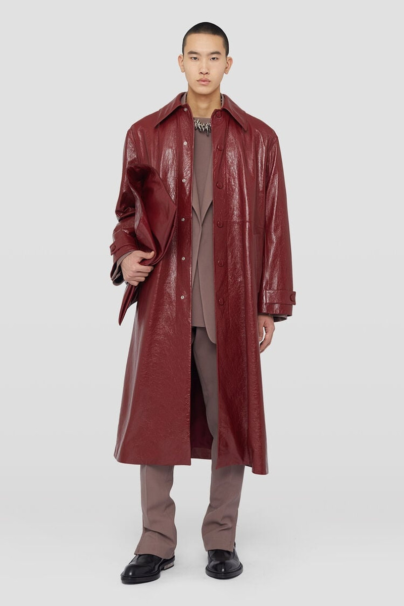 Jil Sander Leather Coat outlook