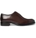 Edgar Whole-Cut Polished-Leather Brogues - 9