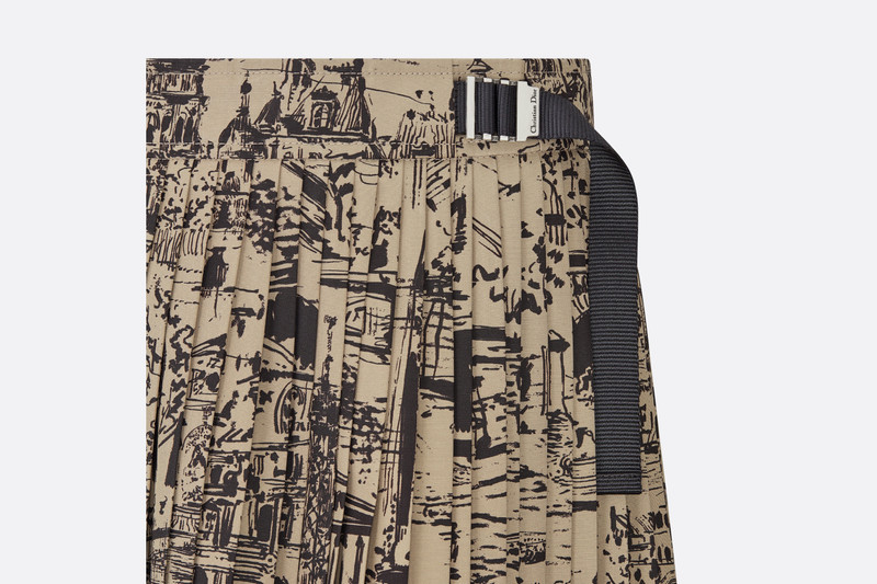 Pleated Mid-Length Skirt 3