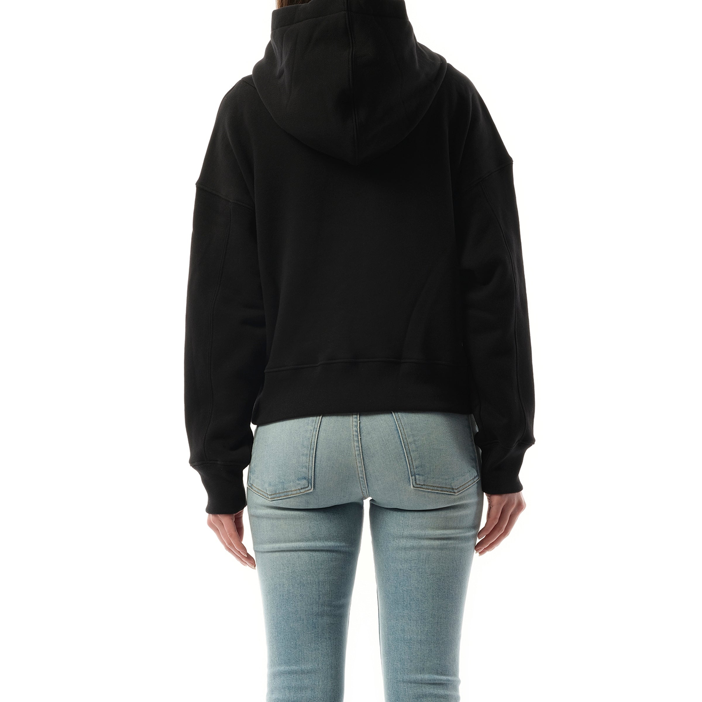 Amiri Core Logo Hoodie in Black/White - 6