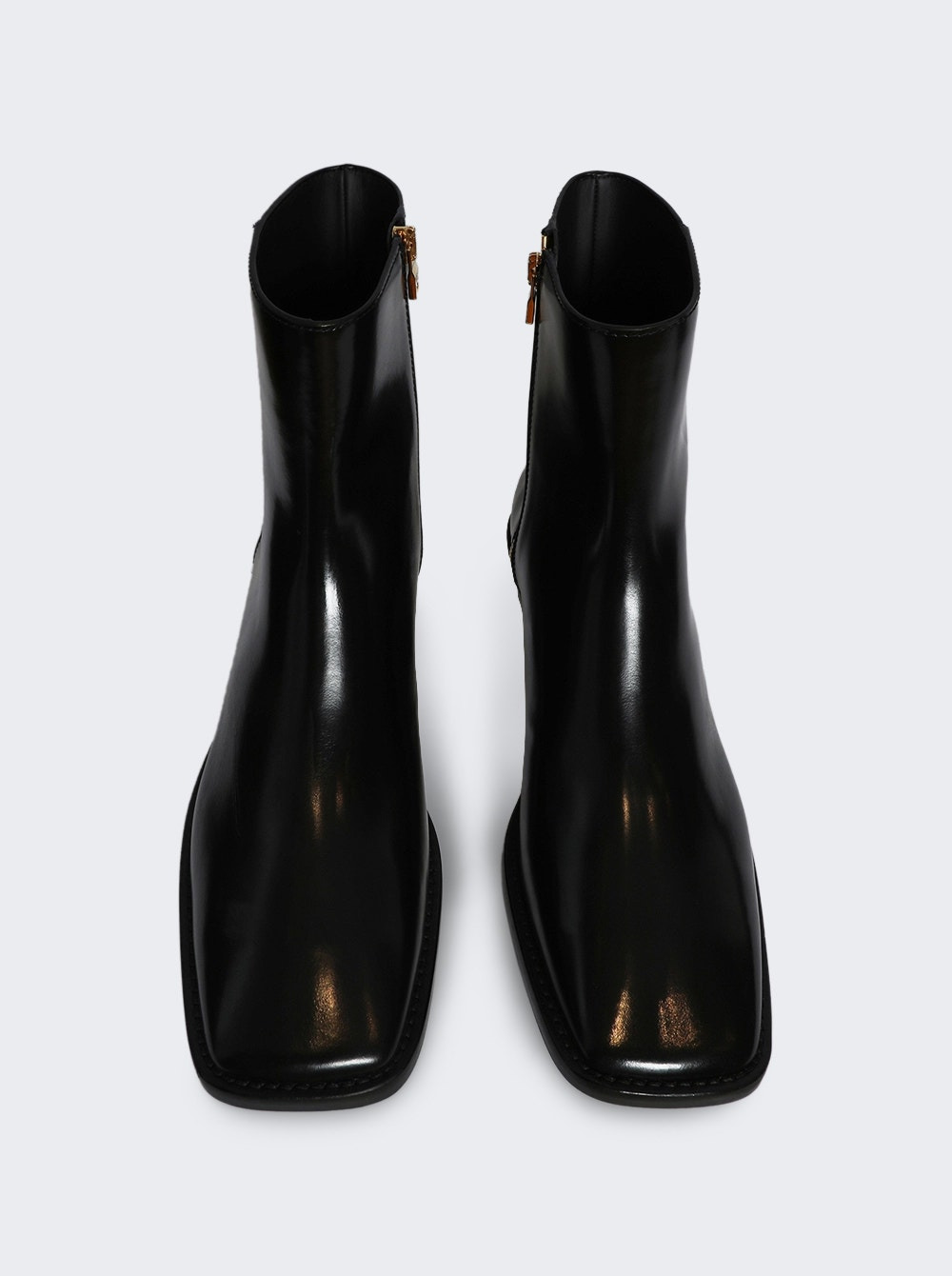 Ma Metallic Heel Boot Black - 5