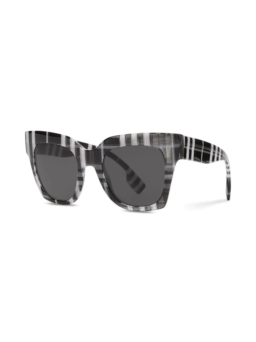 check square-frame sunglasses - 2