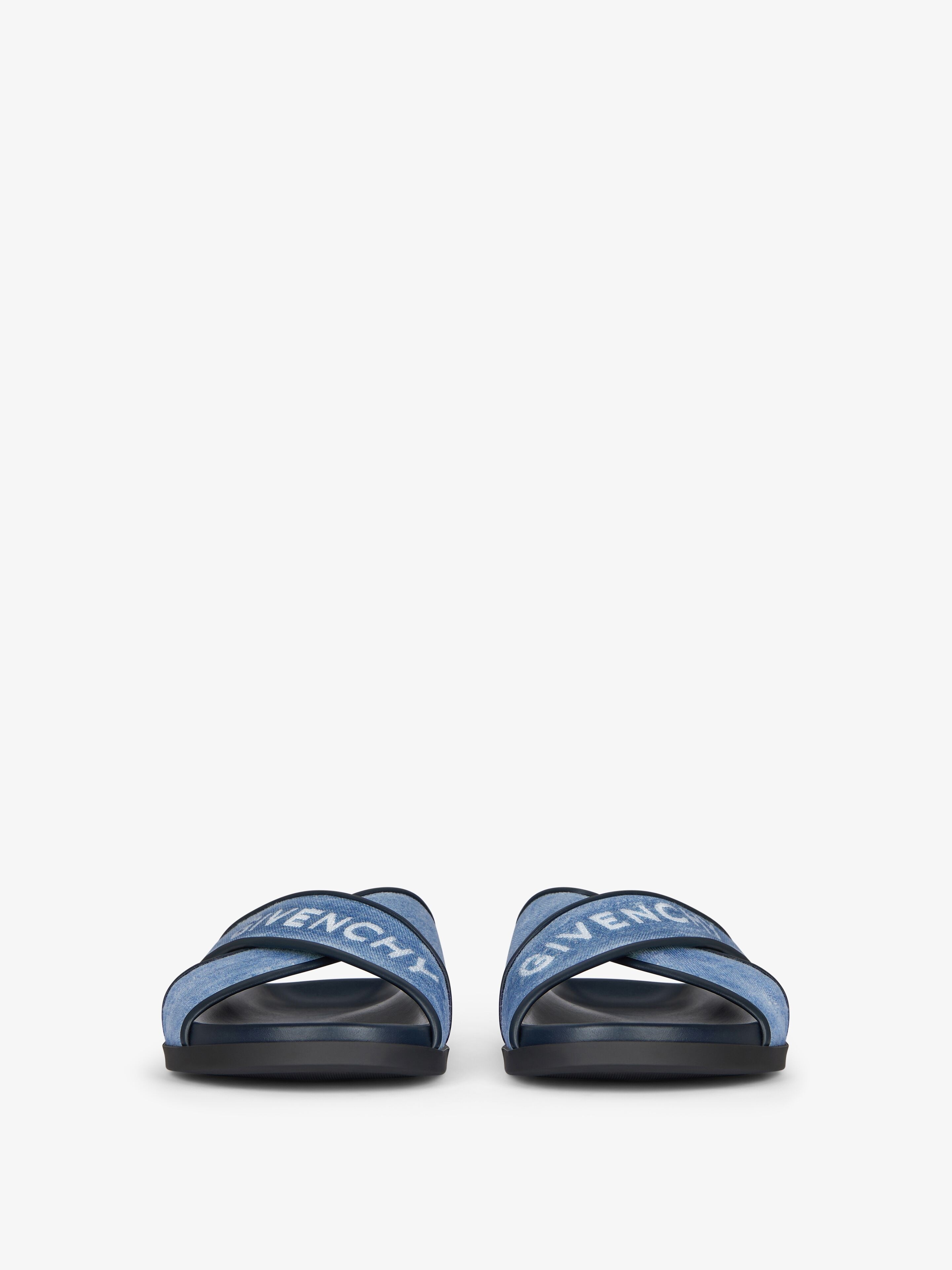 G PLAGE FLAT SANDALS IN DENIM - 2