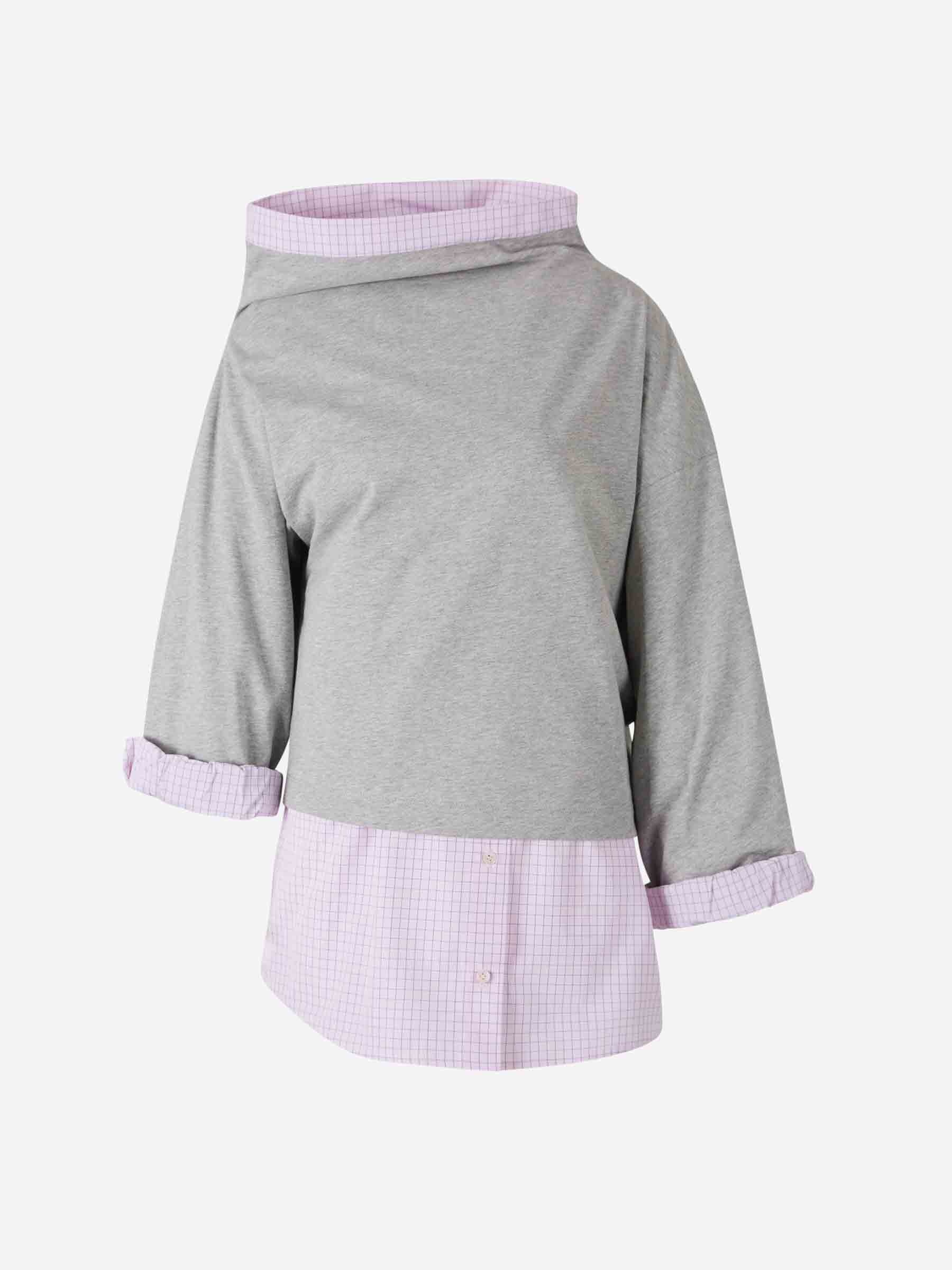 HENIES ASYMMETRICAL SWEATSHIRT - 1