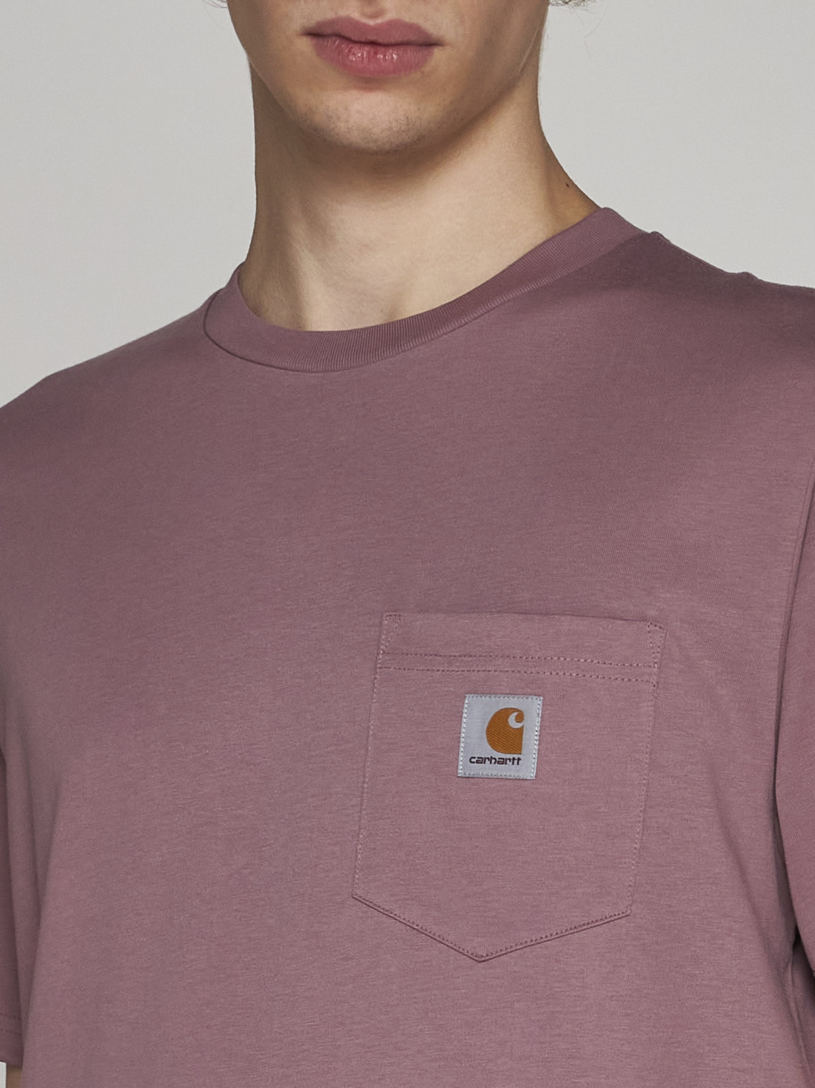 Chest-pocket cotton t-shirt - 5