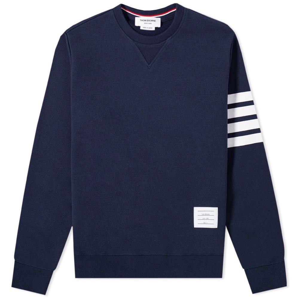 Thom Browne Engineered Stripe Crew Sweat - 1