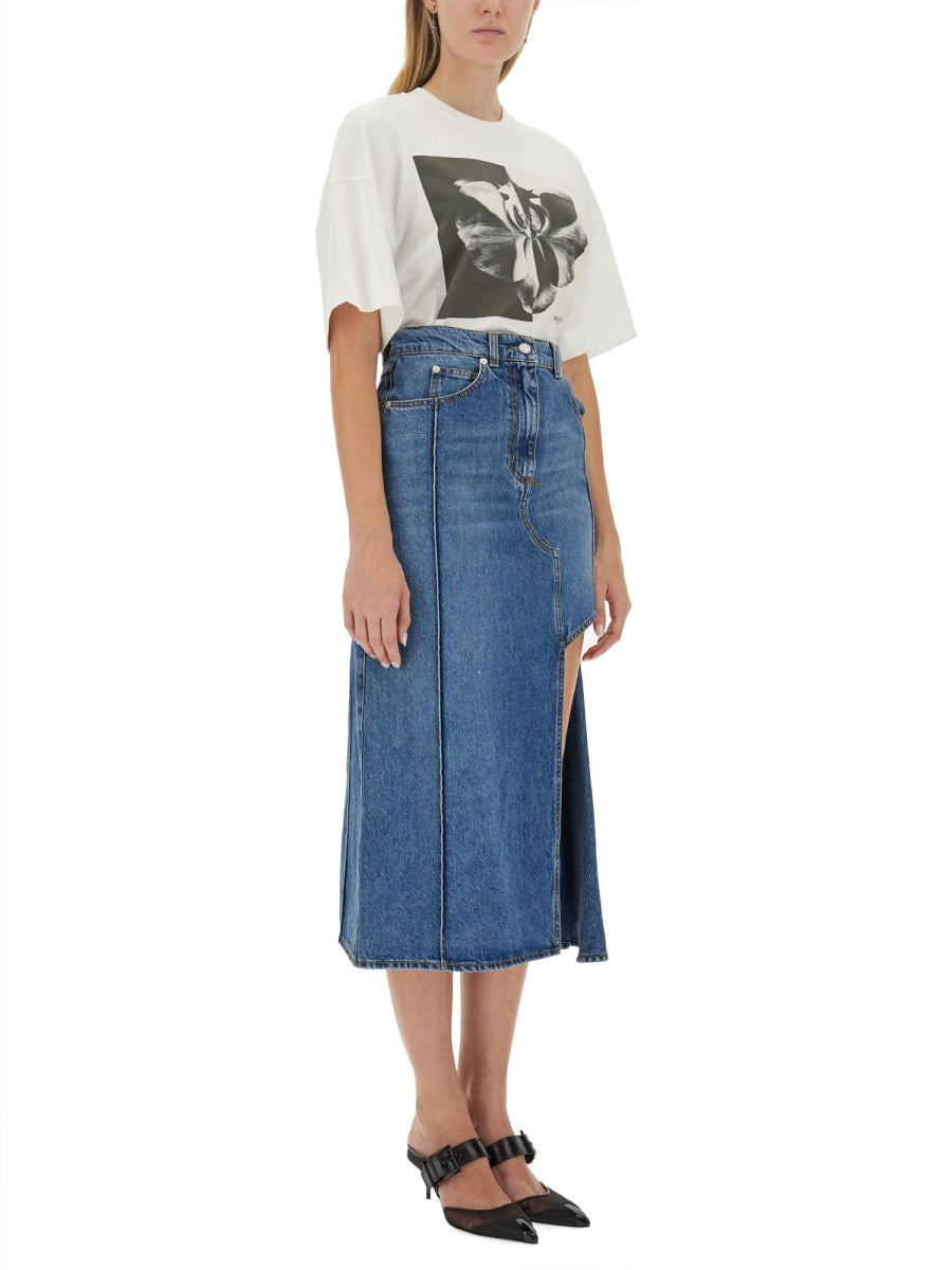 Tシャツ・カットソー Alexander Mcqueen Photographic Orchid T-Shirt Alexander McQueen Photographic Orchid T-shirt | eBay
