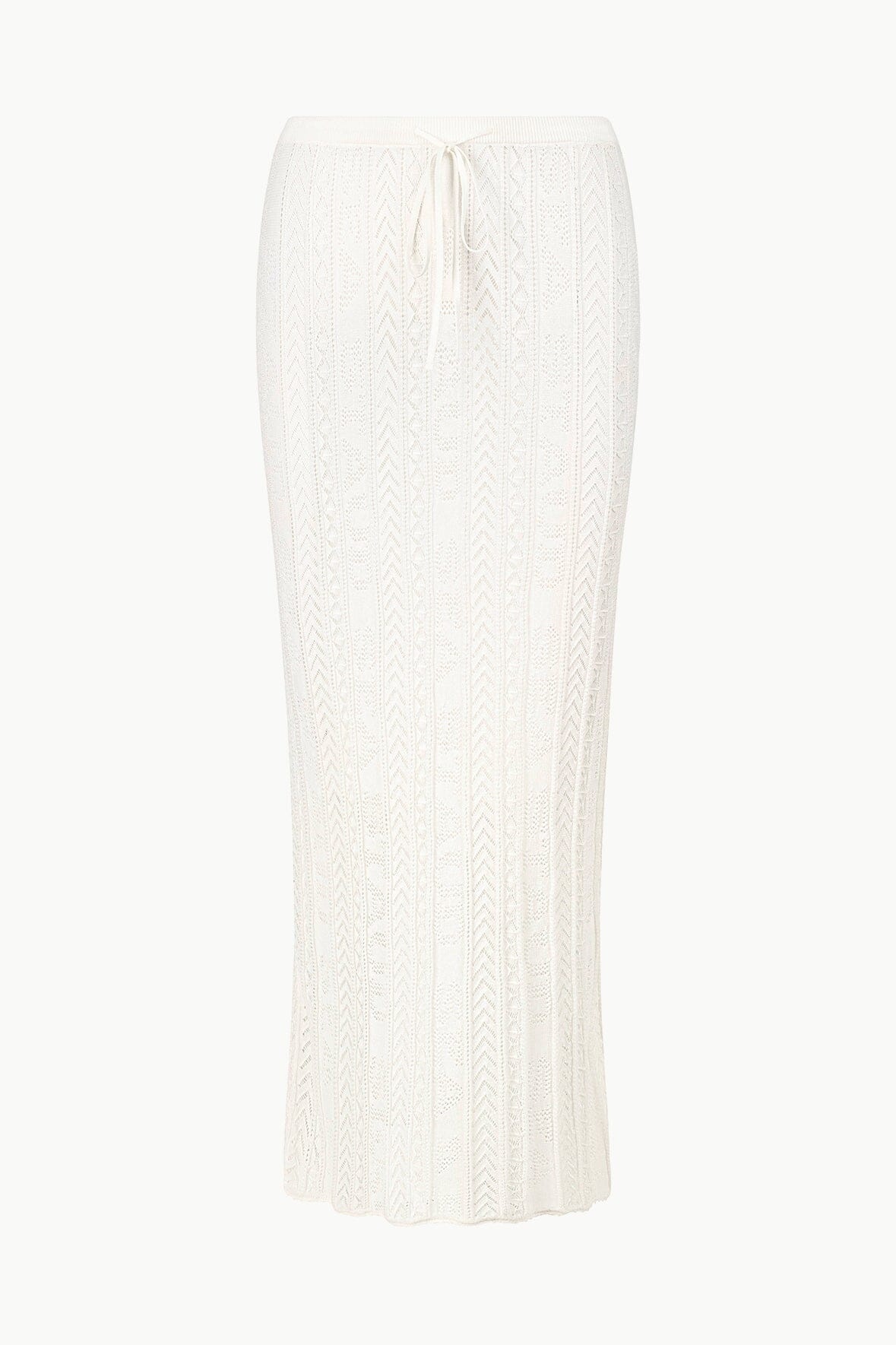 STAUD ST MALO SKIRT IVORY - 1