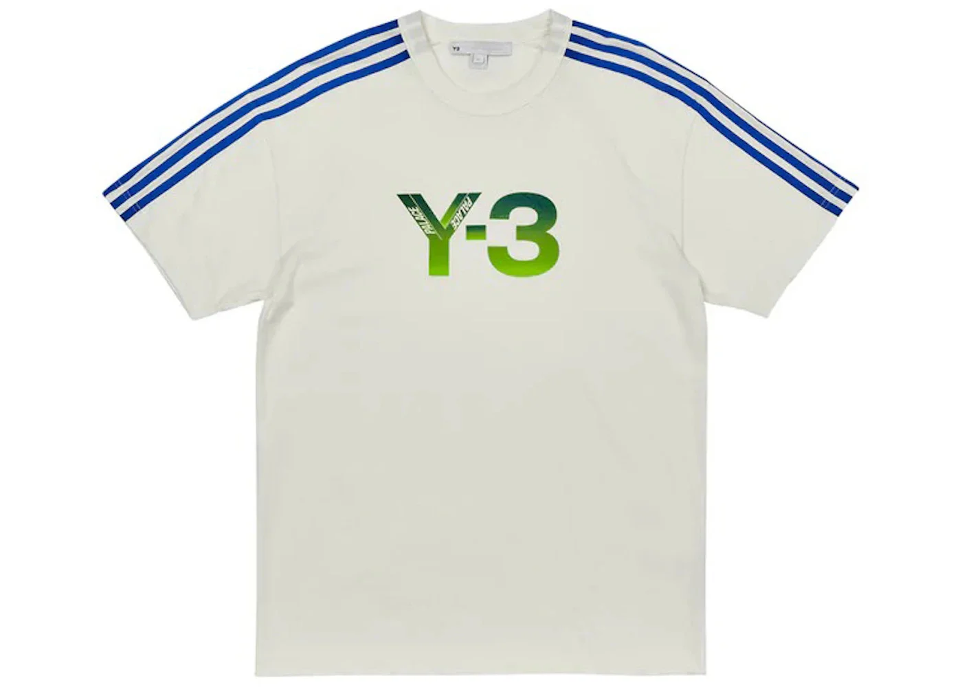 Palace Y-3 Logo T-Shirt White - 1