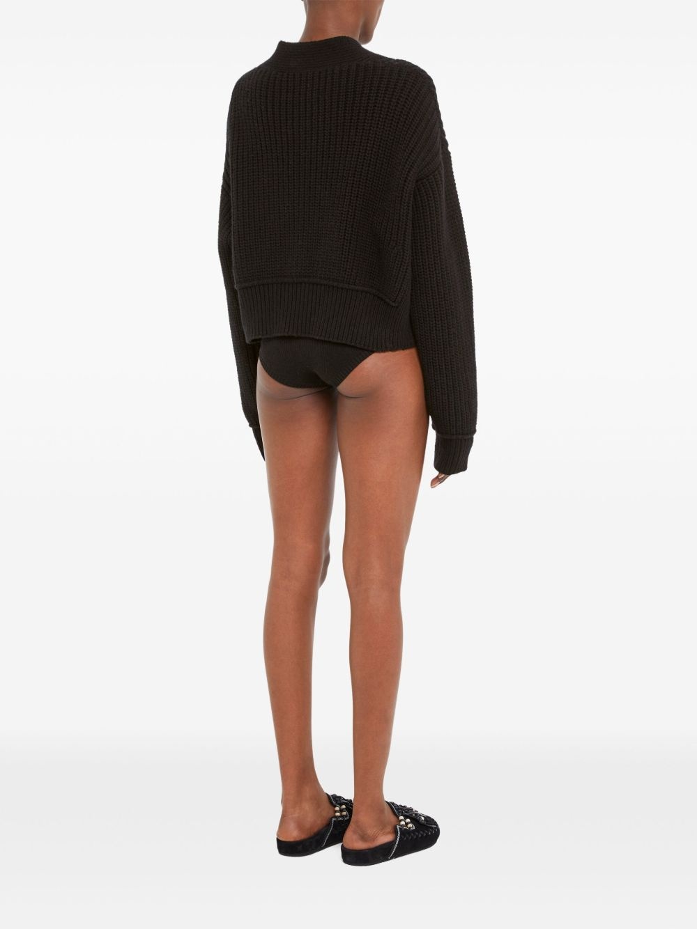 cashmere-cotton cardi-coat - 5