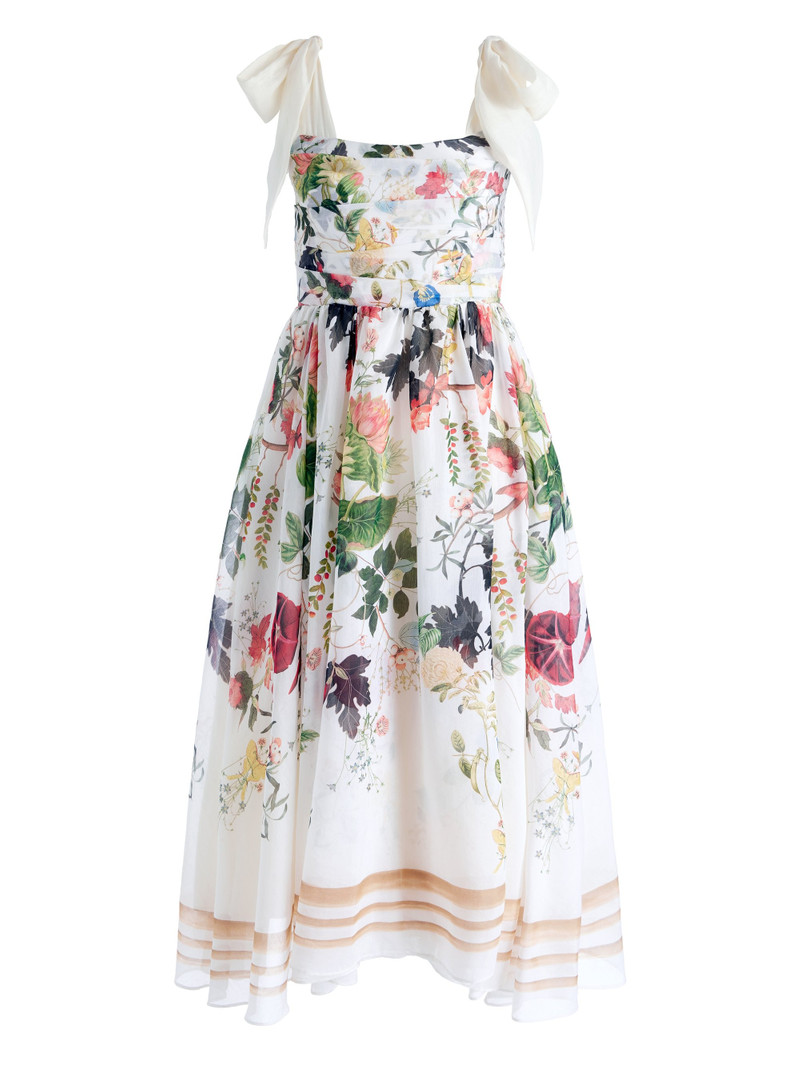 Alice + Olivia HAVEN FLARED MIDI DRESS - CC406P29517F180 | REVERSIBLE