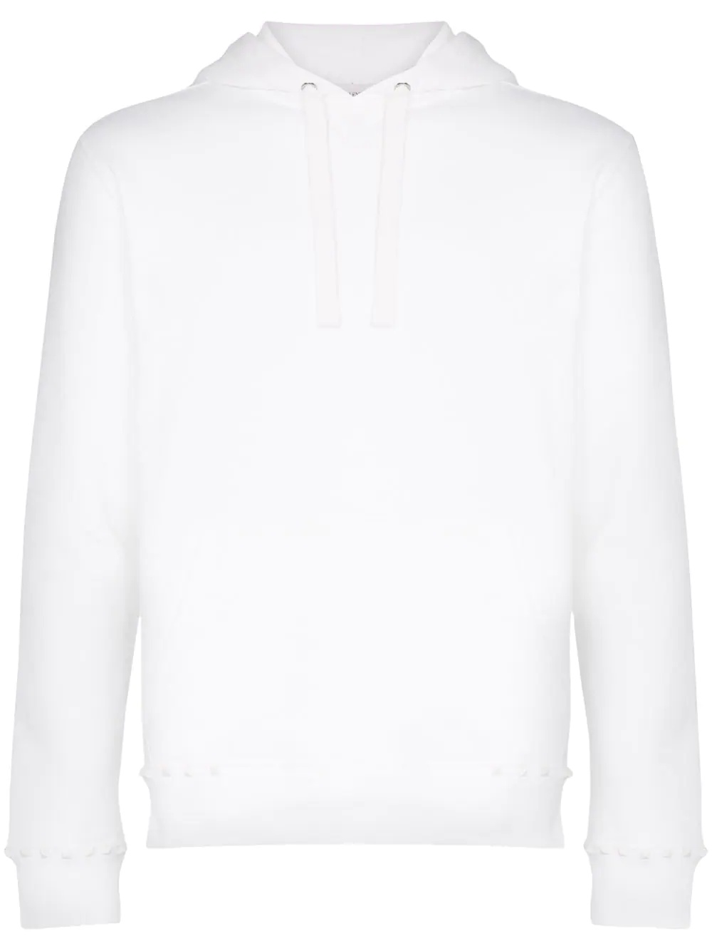 Rockstud embellished cotton blend hoodie - 1