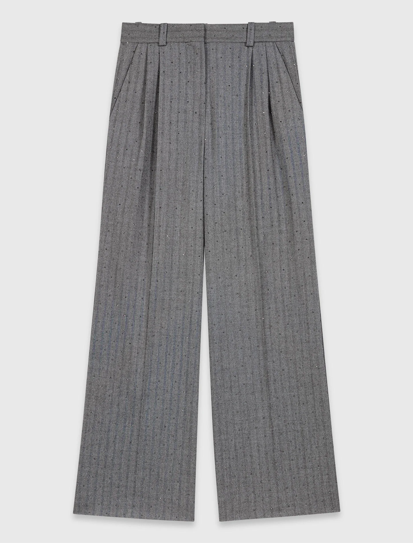 Rhinestone suit trousers - 1