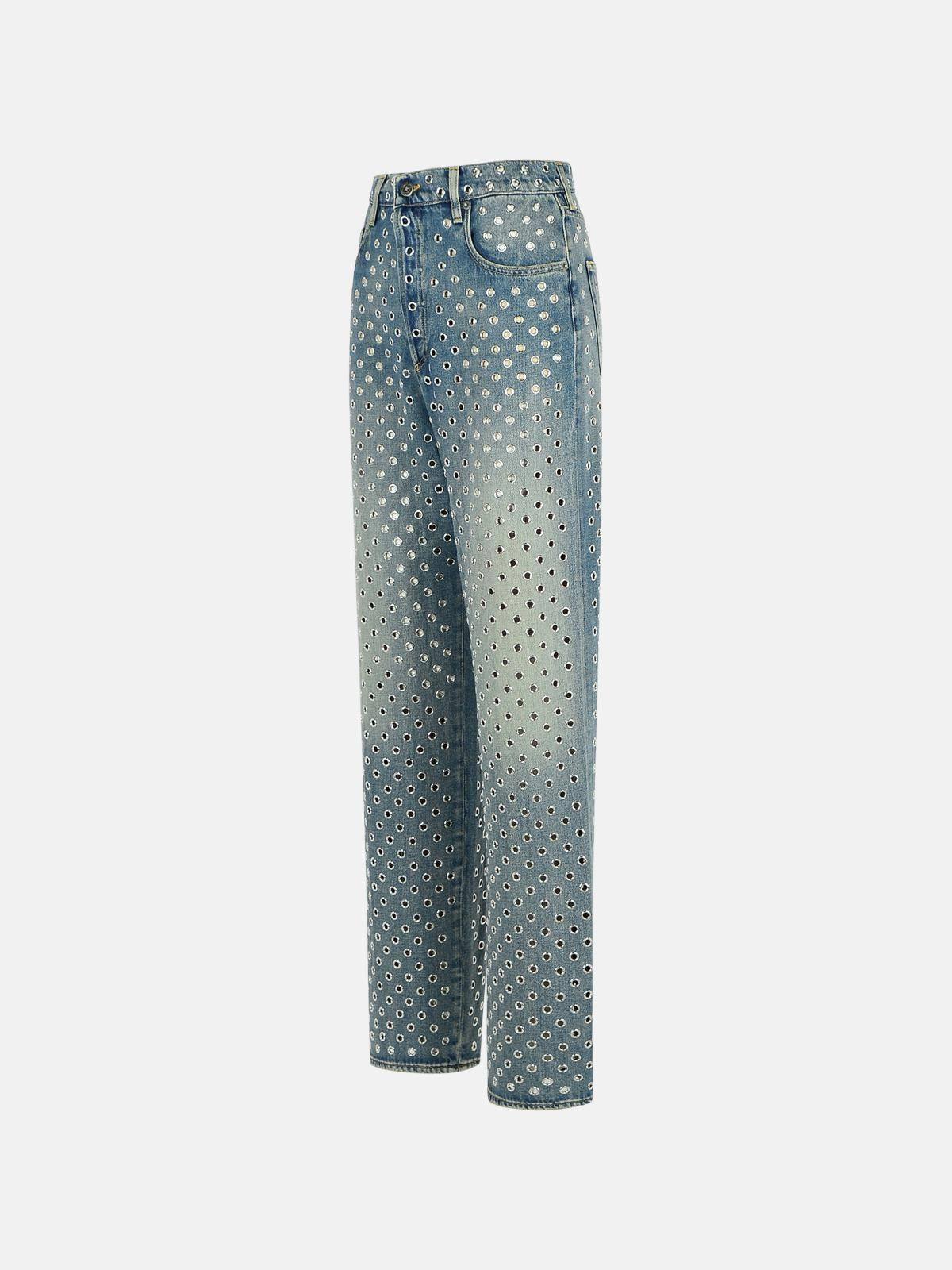 'KIM' LIGHT BLUE DENIM JEANS - 2