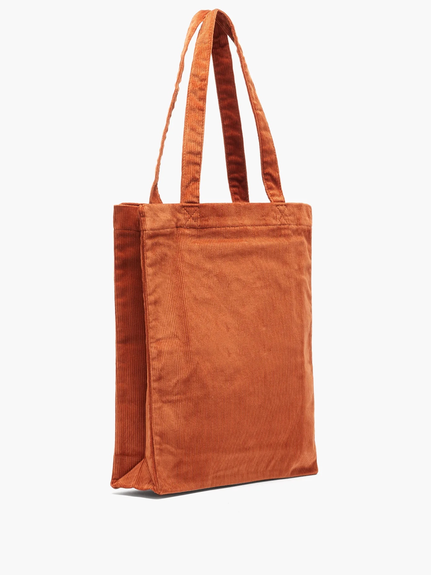 Diane logo cotton-blend corduroy tote - 4