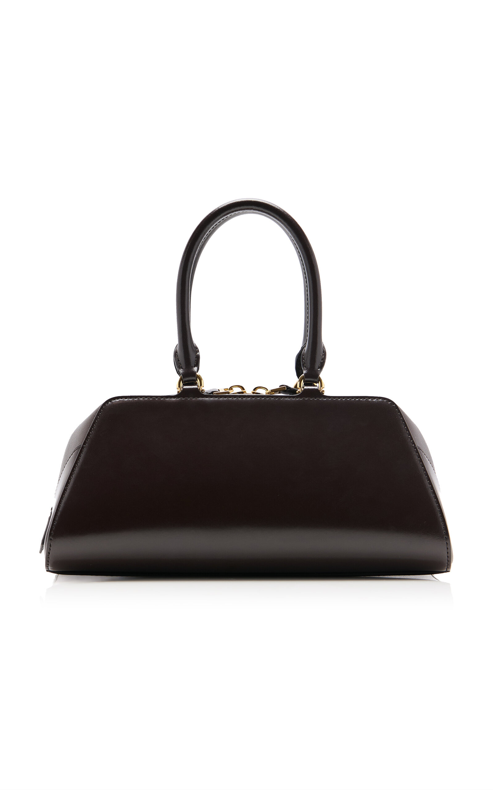 Antigona E/W Small Leather Bag brown - 5