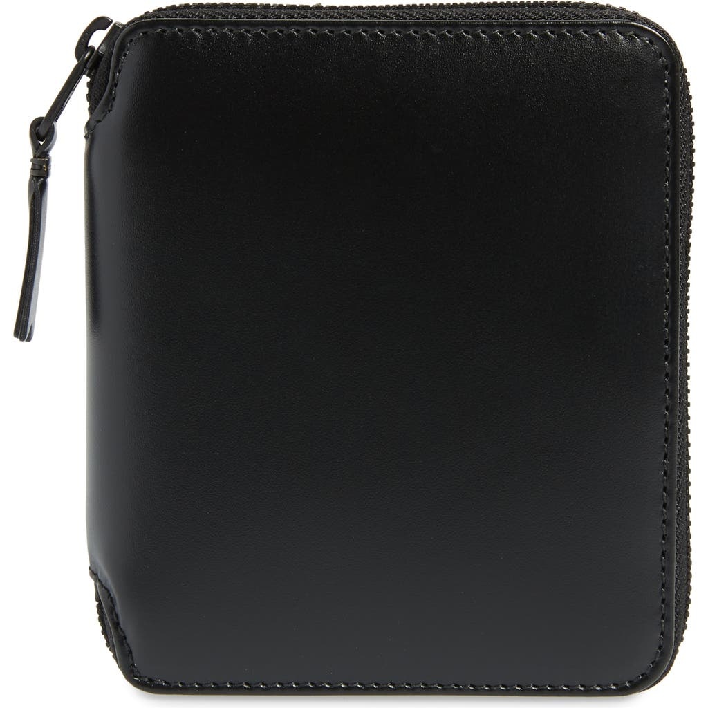 Comme des Garçons Wallets Zip Around Leather Wallet in Black at Nordstrom - 1