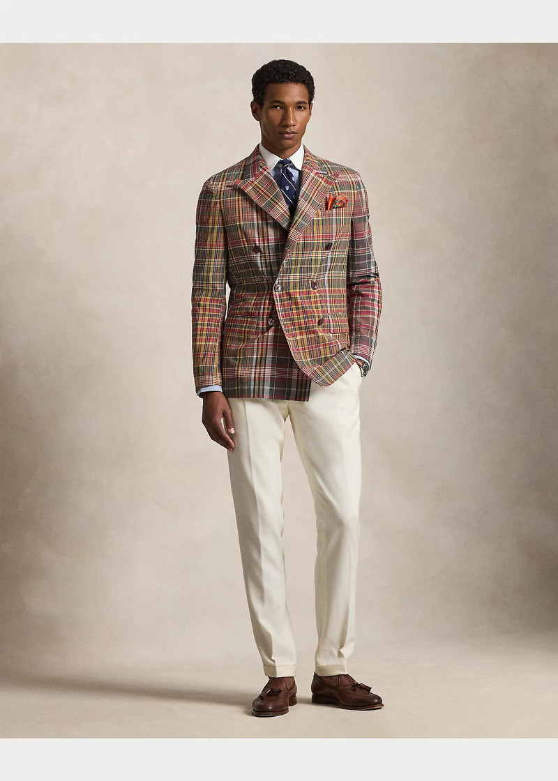 Polo Soft Tailored Fit Plaid Jacket 3