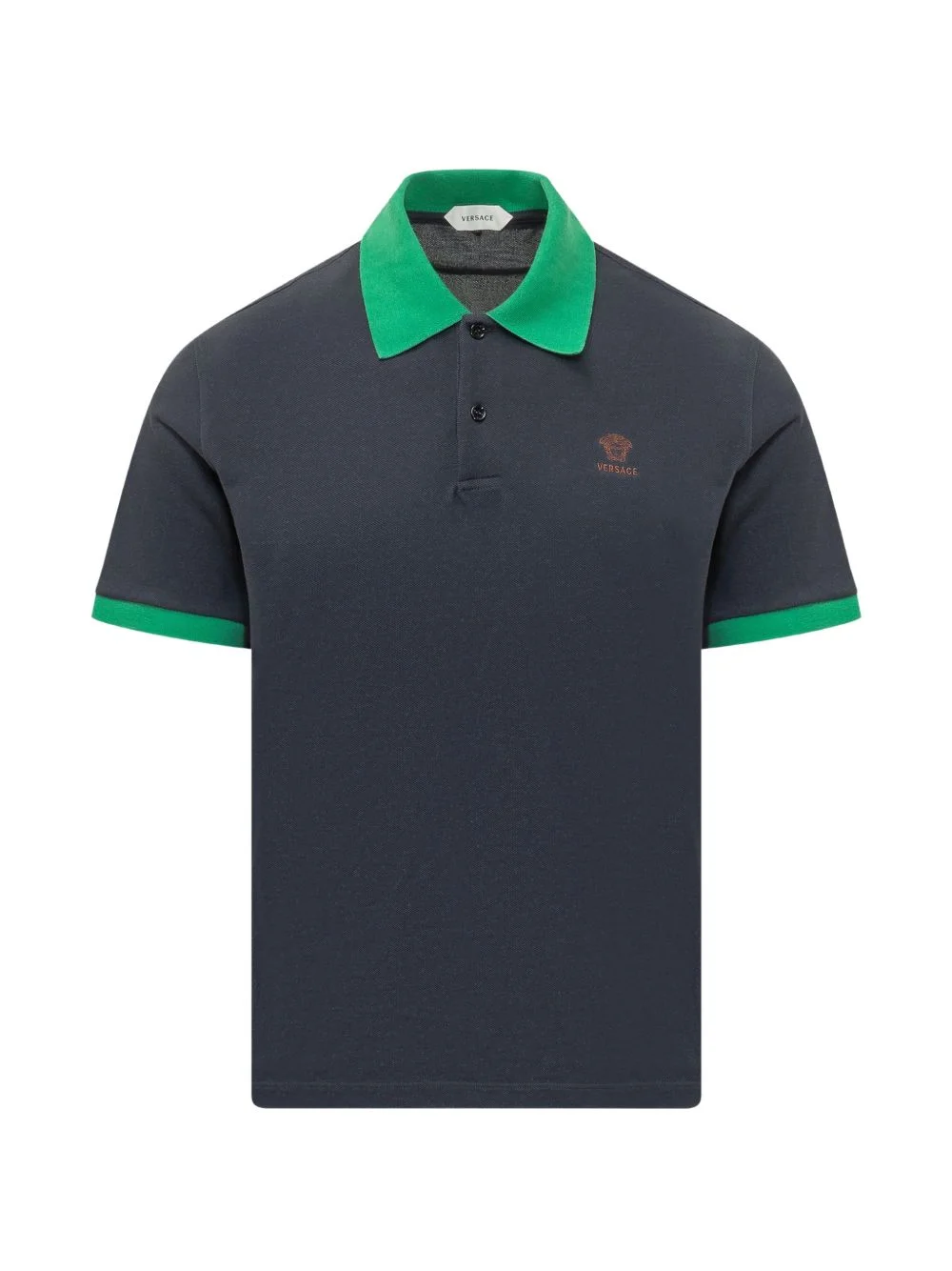 logo pique polo shirt - 1