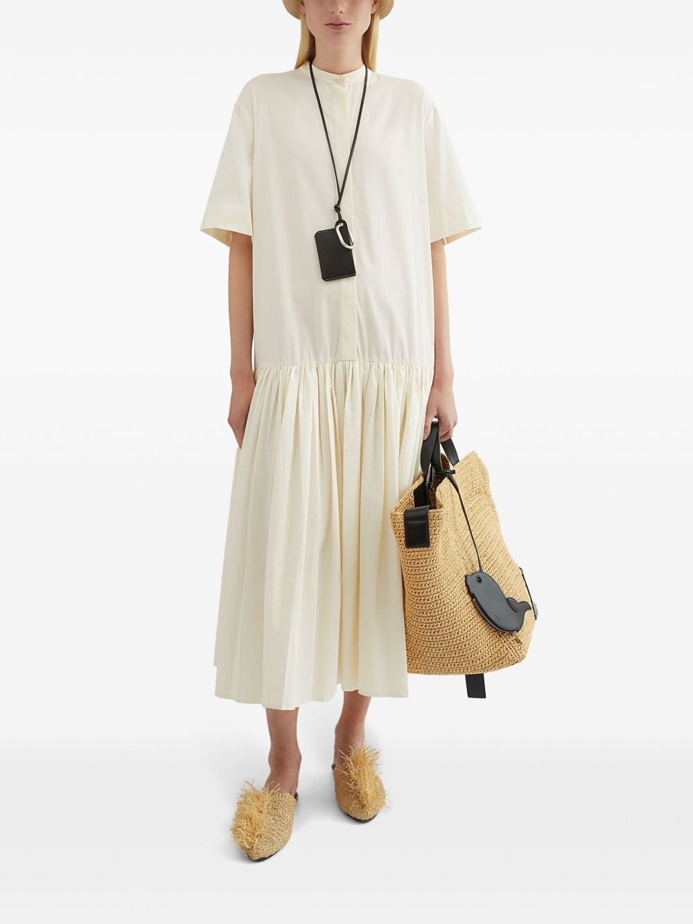 cotton shirt dress - 2
