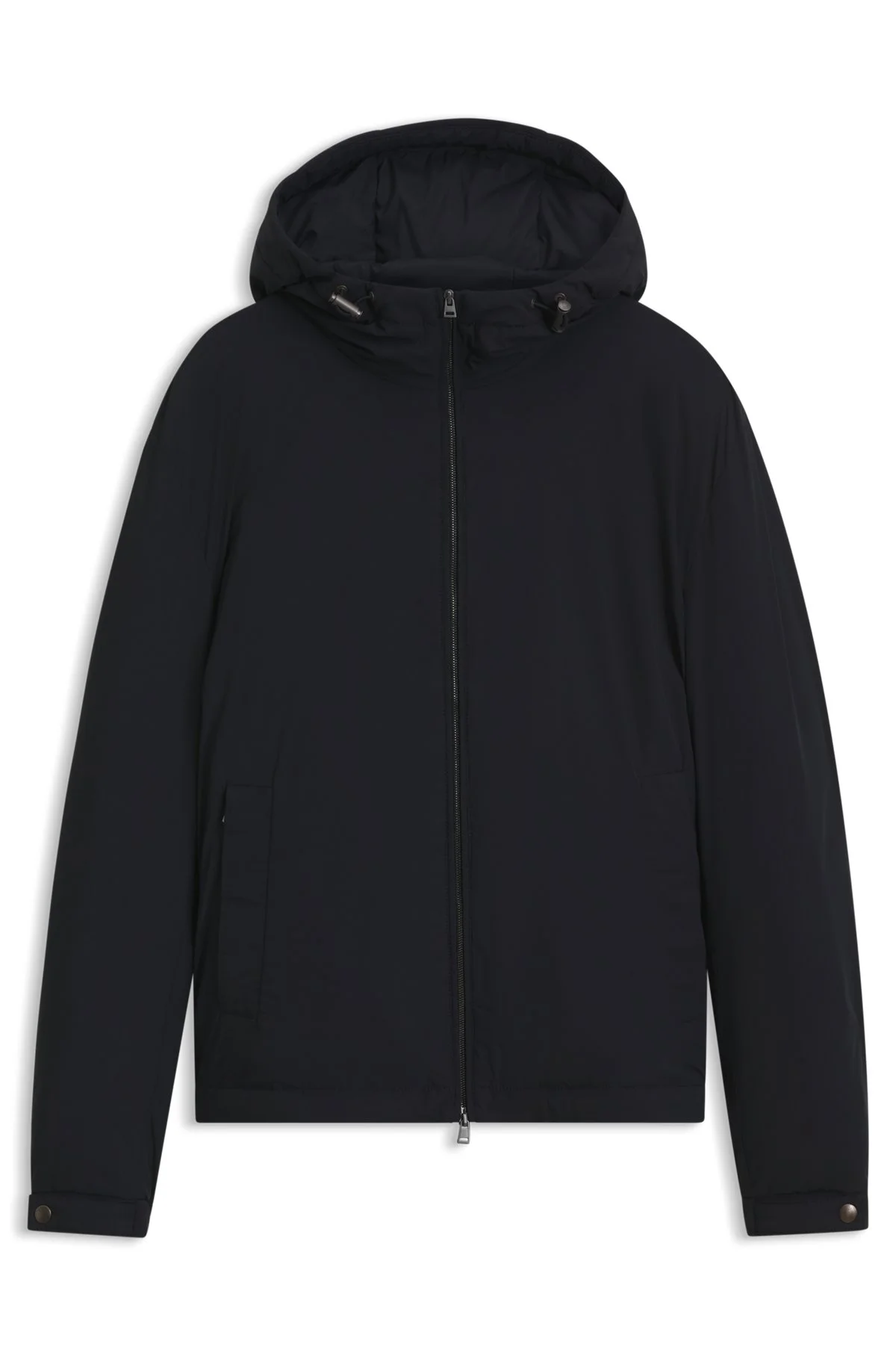 WATER-REPELLENT SHORT HOODED JACKET WITH DOWN FILL - 1