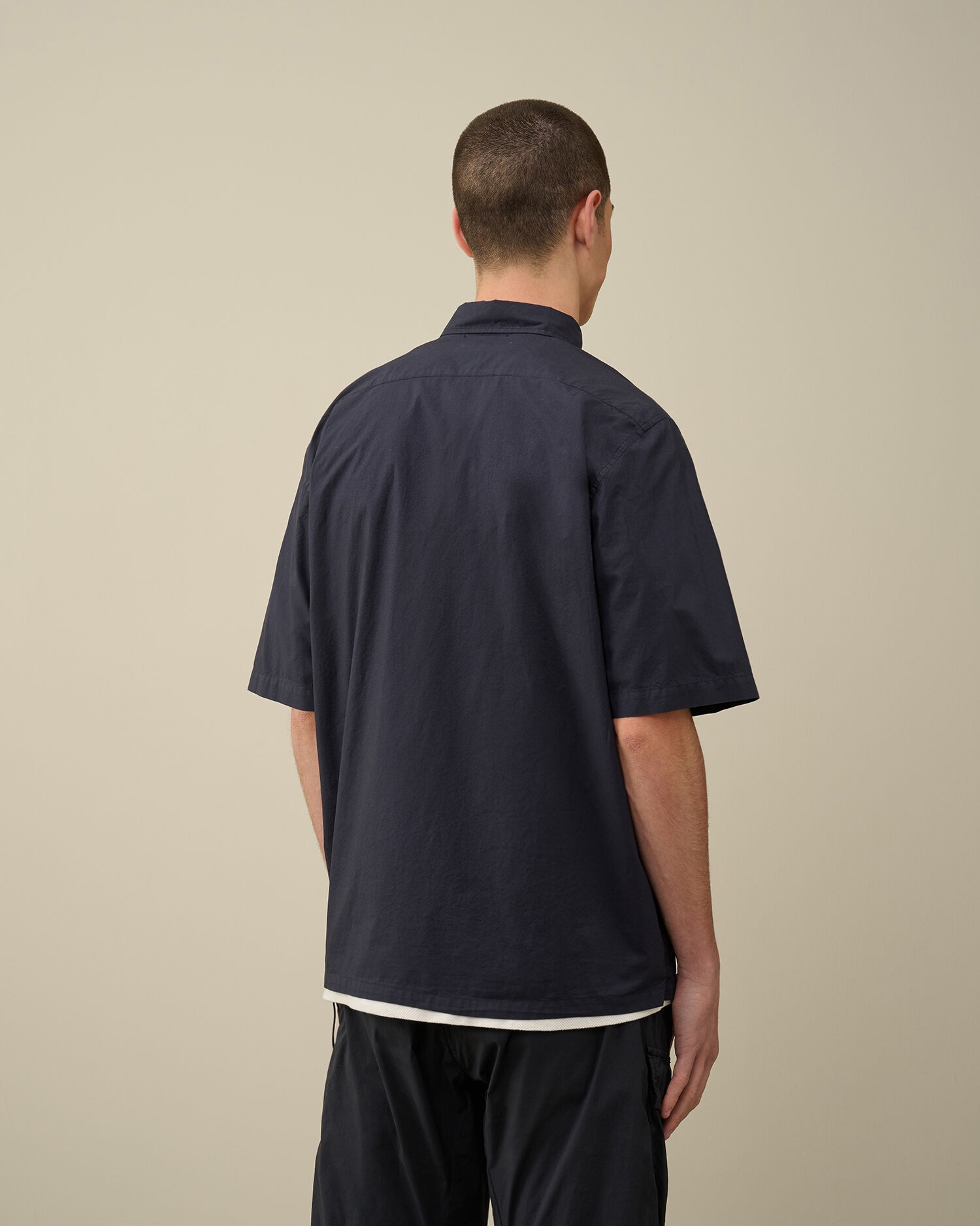 CP COMPANY｜SHORT-SLEEVED SHIRTS (Popeline Short Sleeve C.P. Company Cotton Popeline Short Sleeved Shirt | REVERSIBLE