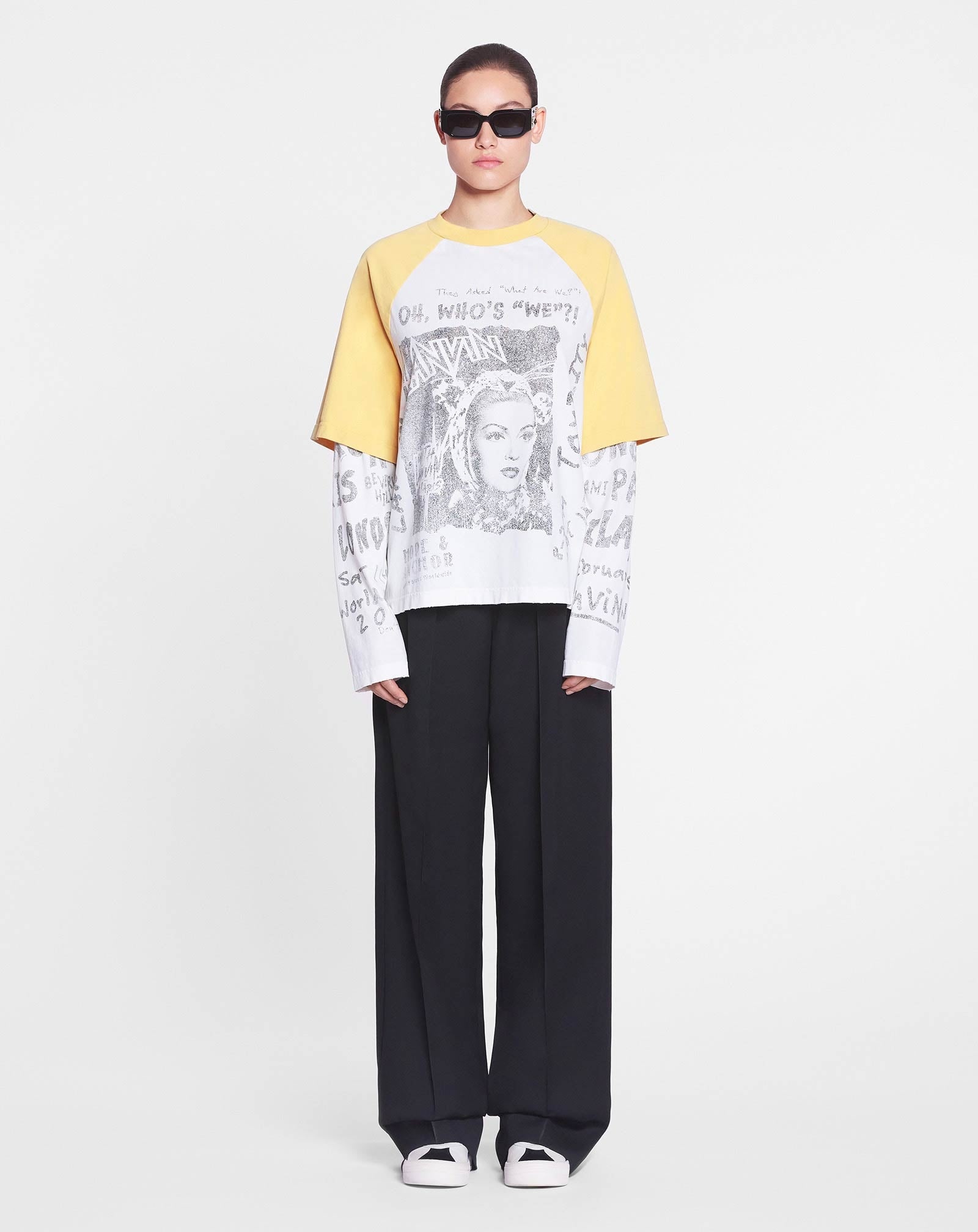 LANVIN X FUTURE LONG-SLEEVED PRINT T-SHIRT - 3