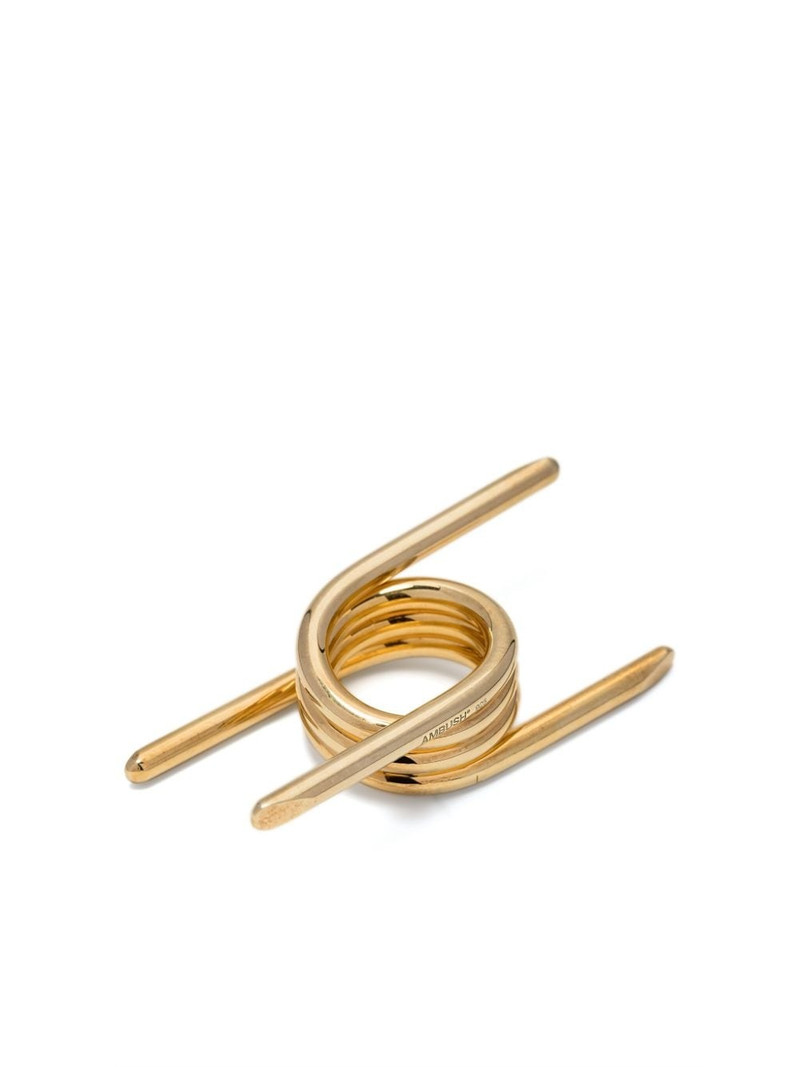 gold-plated wrap-around ring 1