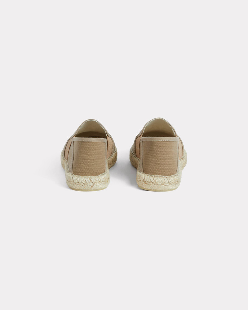KENZO 'Lucky Tiger' embroidered canvas espadrilles outlook