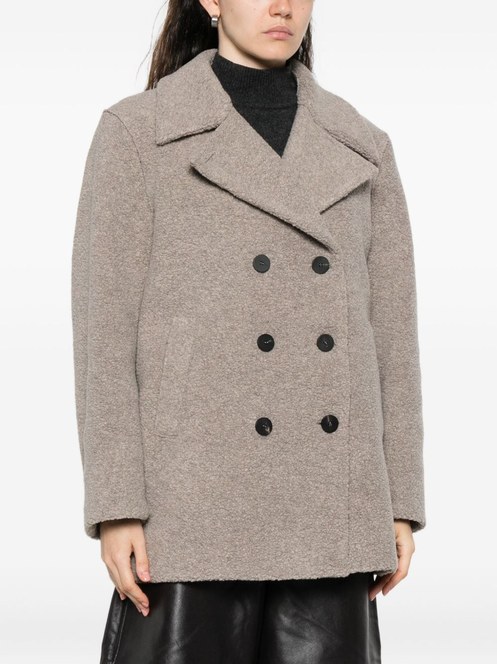 double-breasted coat - 3