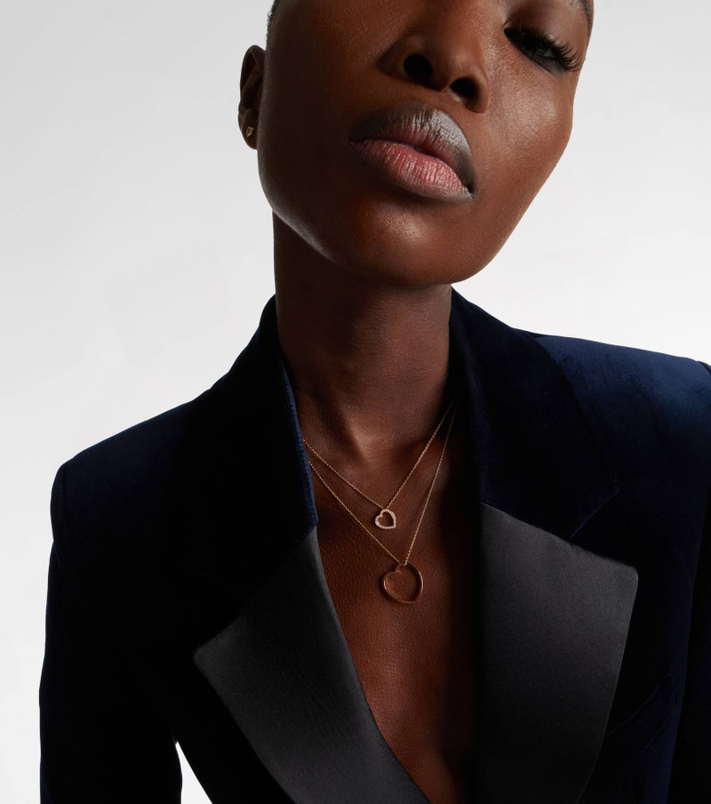 REPOSSI Antifer 18kt rose gold (750/1000) pendant necklace with diamonds outlook