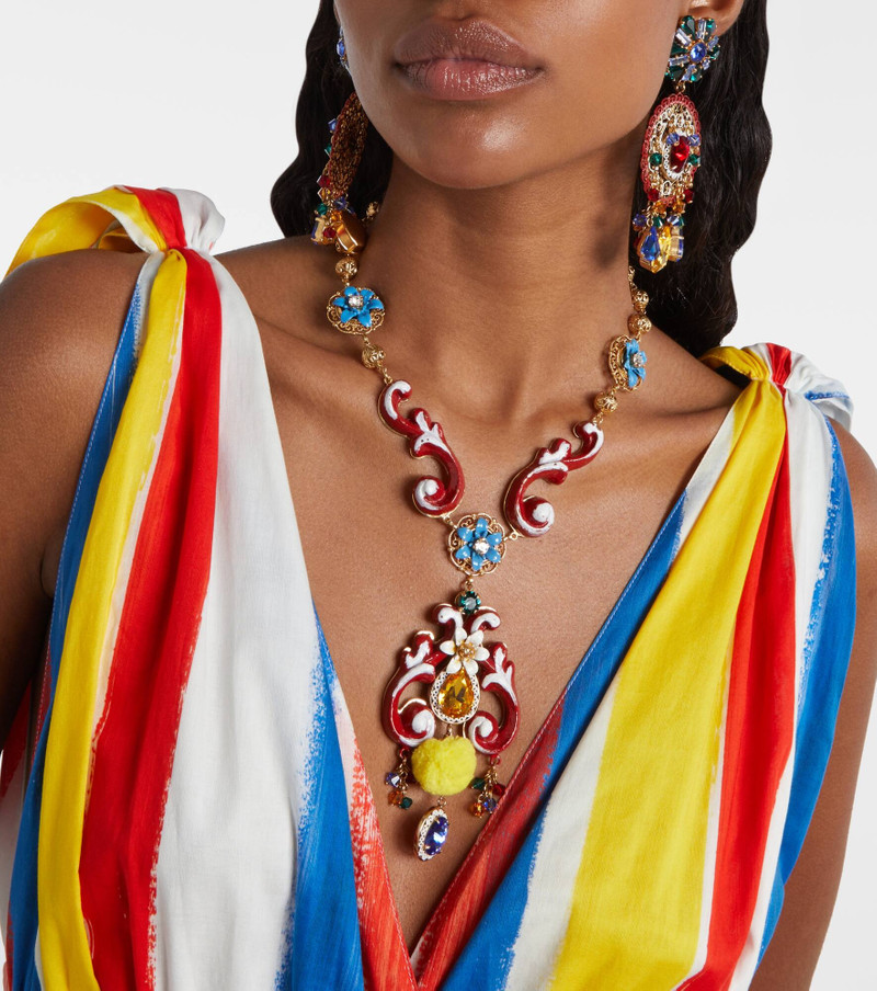 Embellished pedant necklace 5