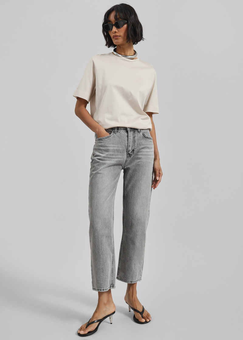 Cig Straight Jeans - Grey Wash 5