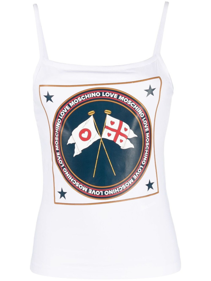 graphic logo-print top 1