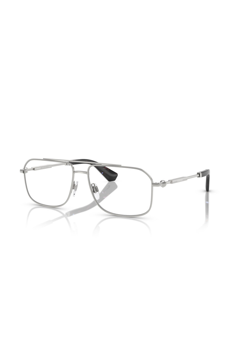 burberry 56mm Rectangle optical glasses in Silver 1