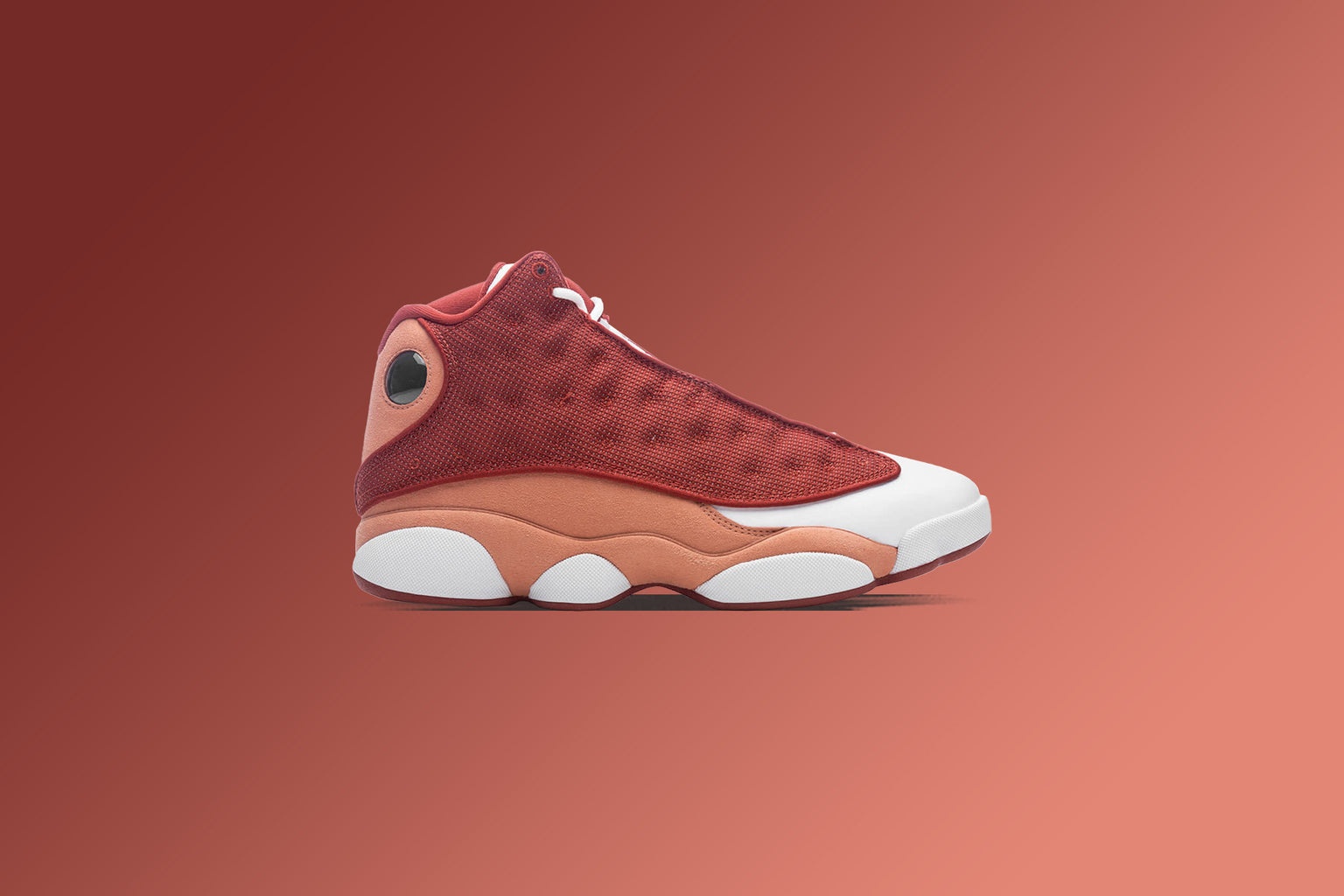 AIR JORDAN 13 RETRO - DUNE RED/TERRA BLUSH/WHITE - 5