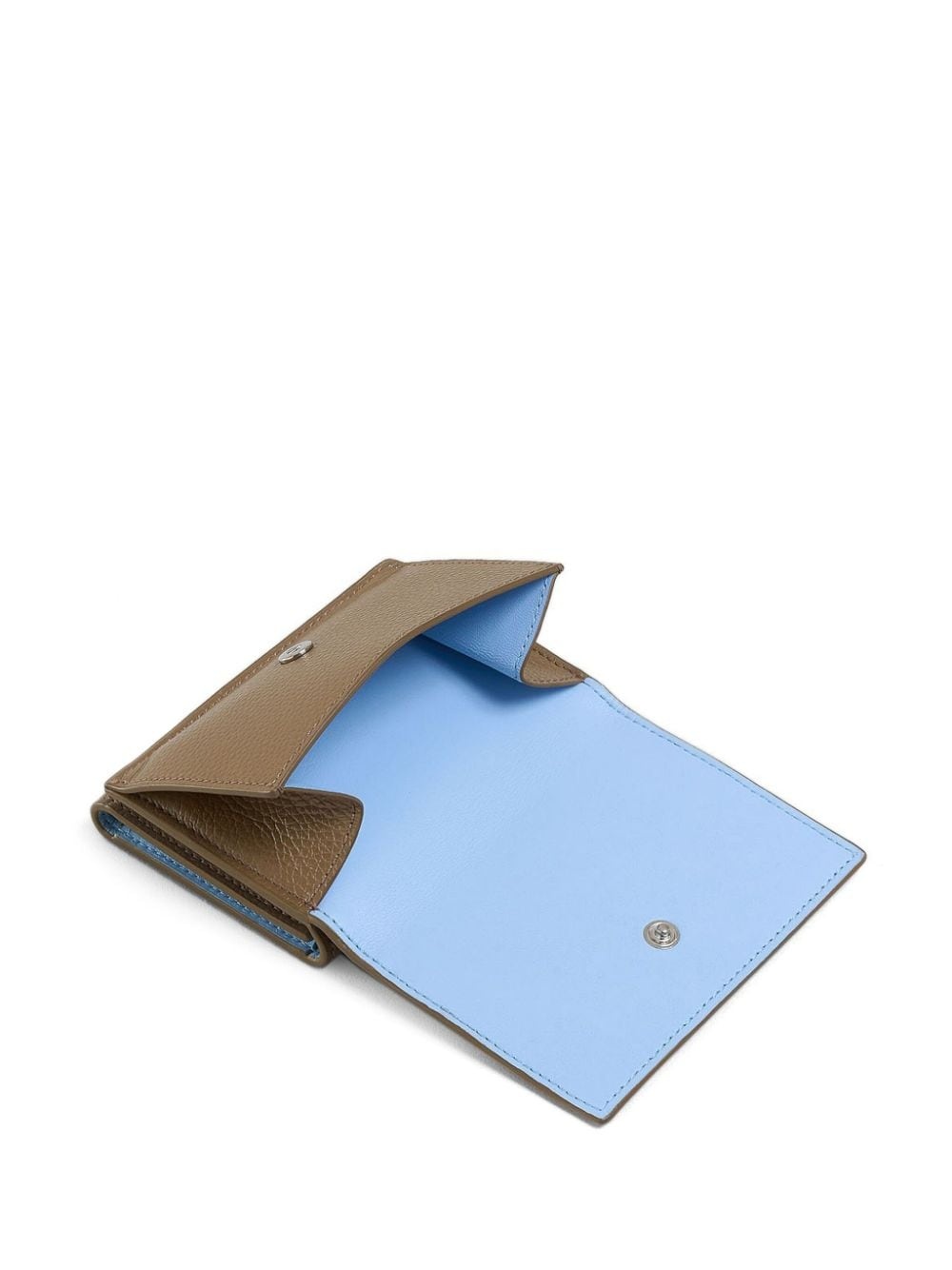logo-embroidered leather wallet - 5