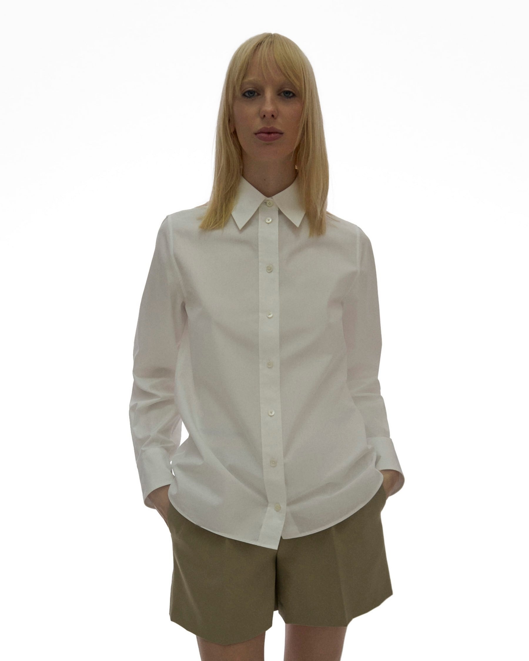 CUT-OUT POPLIN SHIRT - 3