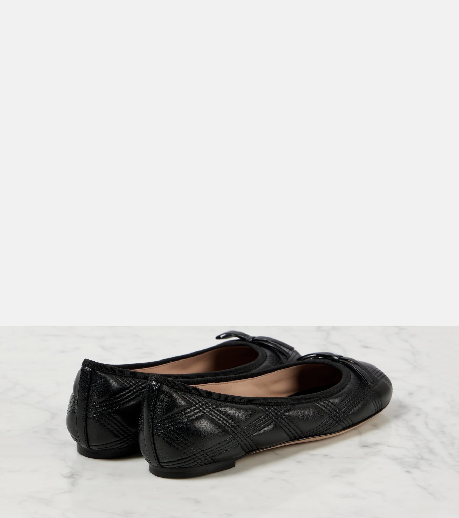Quiltie leather ballet flats - 2