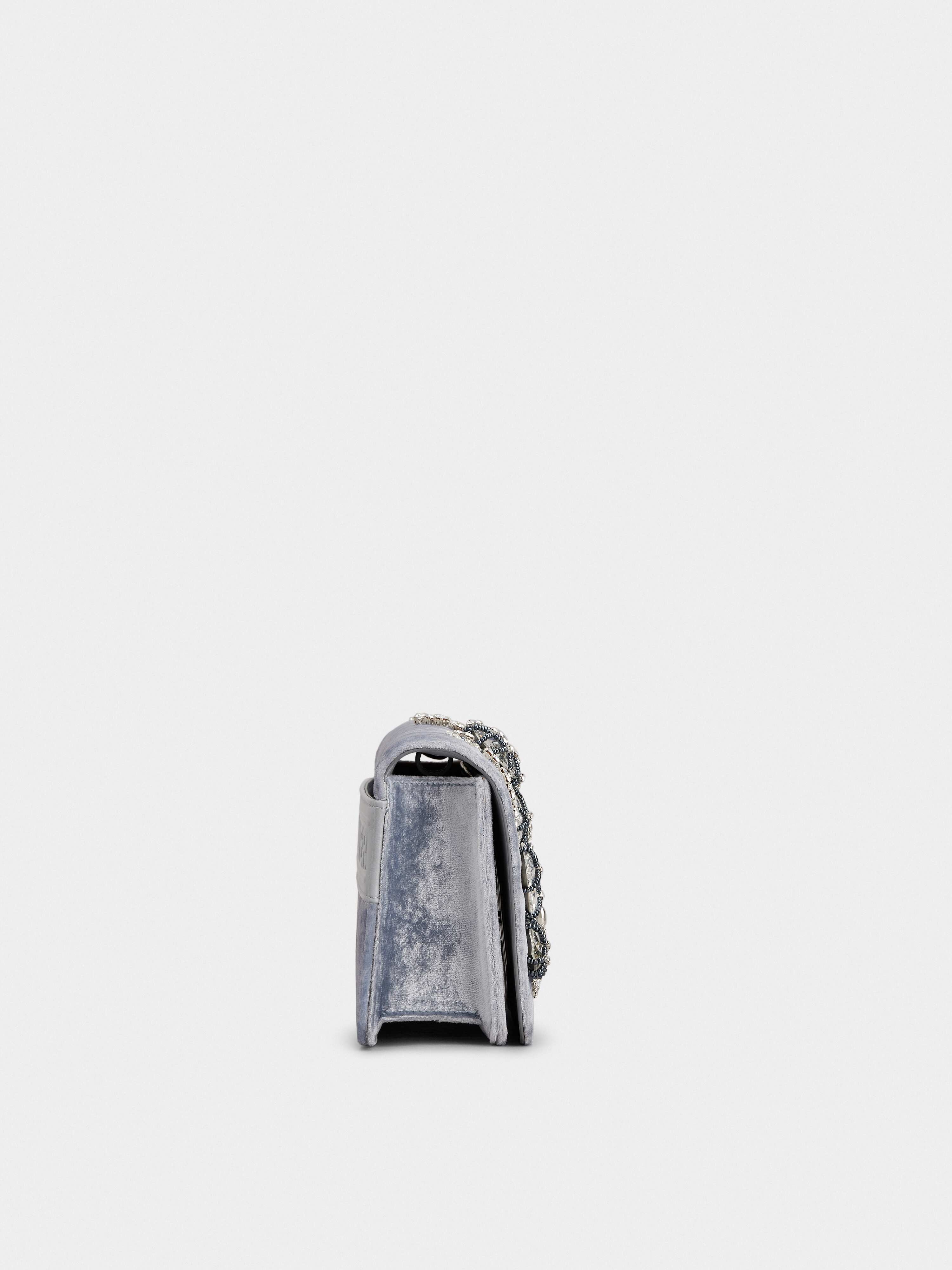 Viv' Choc Shine Camouflage Mini Bag in Velvet - 3