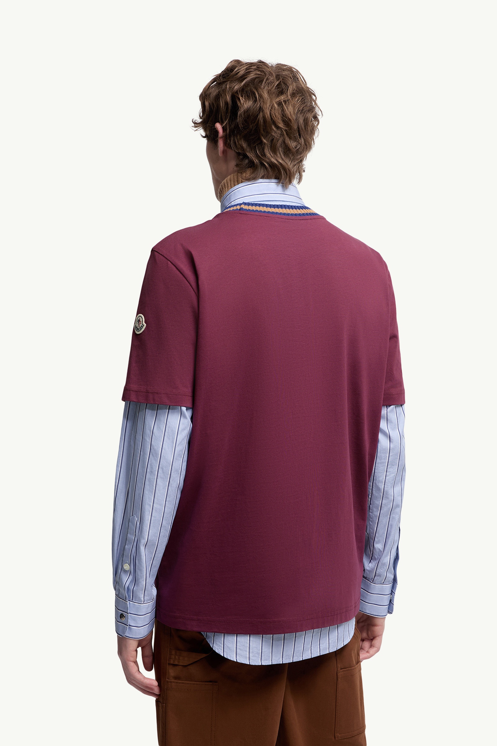 Embroidered Logo Cotton T-Shirt - 5
