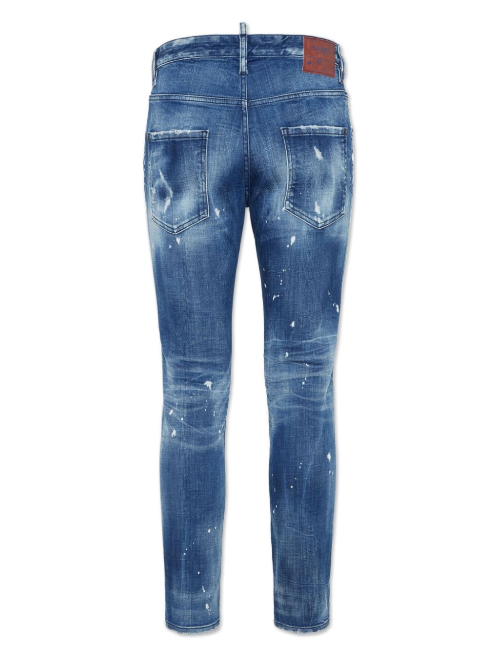 distressed slim jeans - 2
