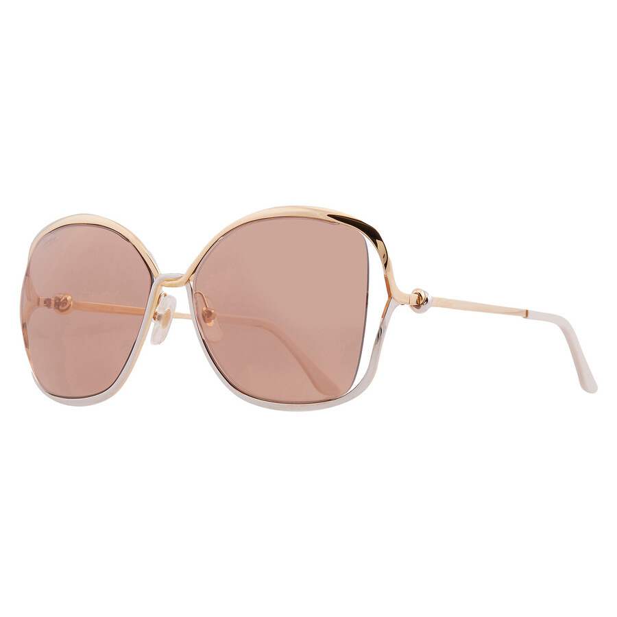 Cartier Trinity Brown Flash Butterfly Ladies Sunglasses CT0225S 002 60 - 2