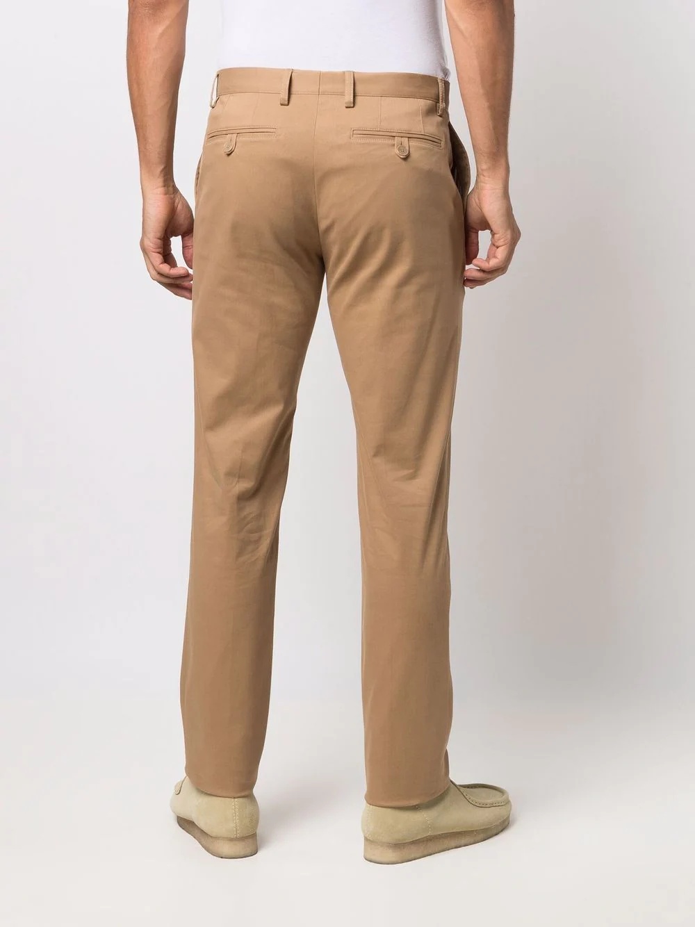 straight-leg tailored trousers - 4