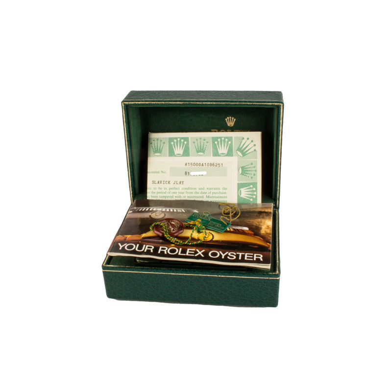 Rolex Date 15000 Silver Index Dial - 4