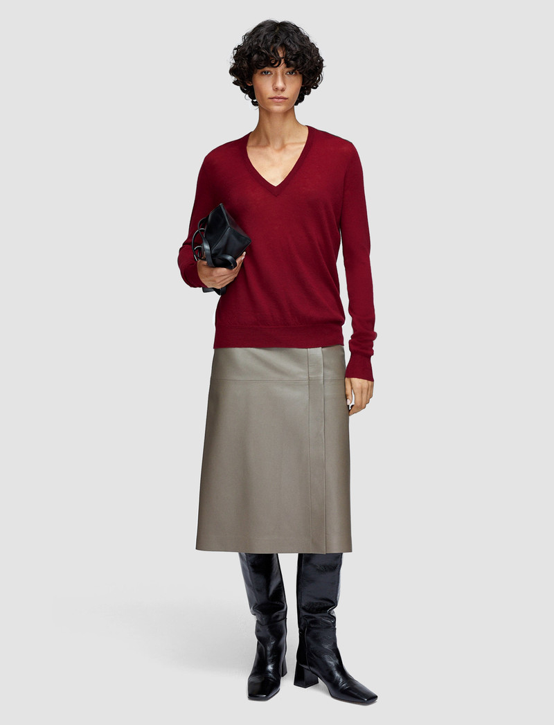 JOSEPH Cashair V Neck Jumper outlook